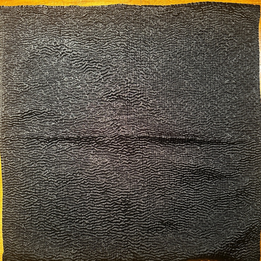 Donna Karan Black Silk Sham Pillow Cover